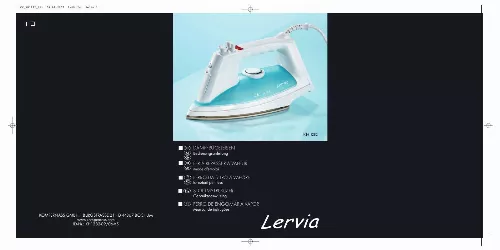 Notice LERVIA KH 1282 STEAM IRON - Trouver une solution à un problème